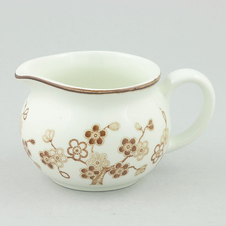 Jackie Lynd (Japonica 1977) Creamer with Brown Flowers 11 cm