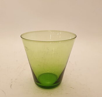 Mambo olive green glass