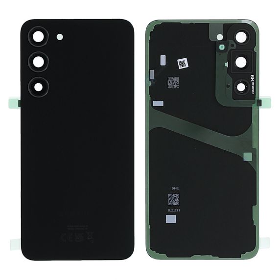 Samsung Galaxy S23 Plus Baksida med tejp Original - Svart