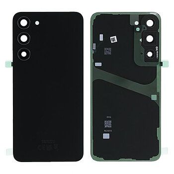 Samsung Galaxy S23 Plus Baksida med tejp Original - Svart
