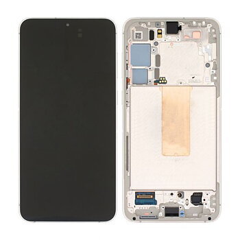 Original Samsung Galaxy S23 Plus Skärm med LCD Display - Cream