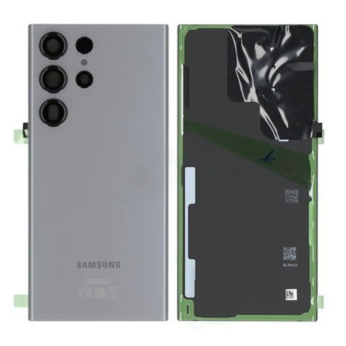 Samsung Galaxy S23 Ultra Baksida med tejp  Original - Grafit