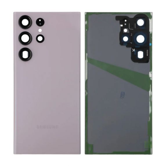 Samsung Galaxy S23 Ultra Baksida med tejp - Lavendel