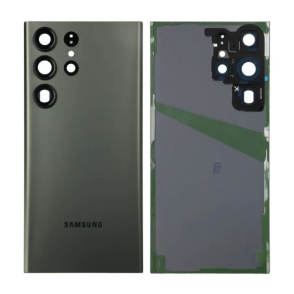 Samsung Galaxy S23 Ultra Baksida med tejp - Grön