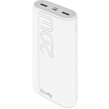 Celly Portable PowerBank 20000 mAh Weiß