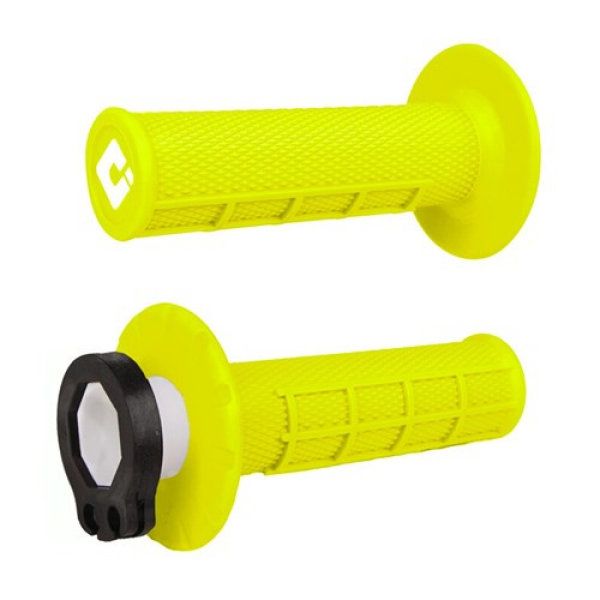 ODI Half Waffle MX Lock-On Grip Set 2 & 4 Stroke