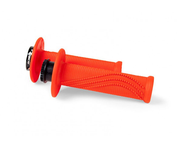 RTECH, R20 LOCK-ON GRIPS WAVE, NEON ORANGE