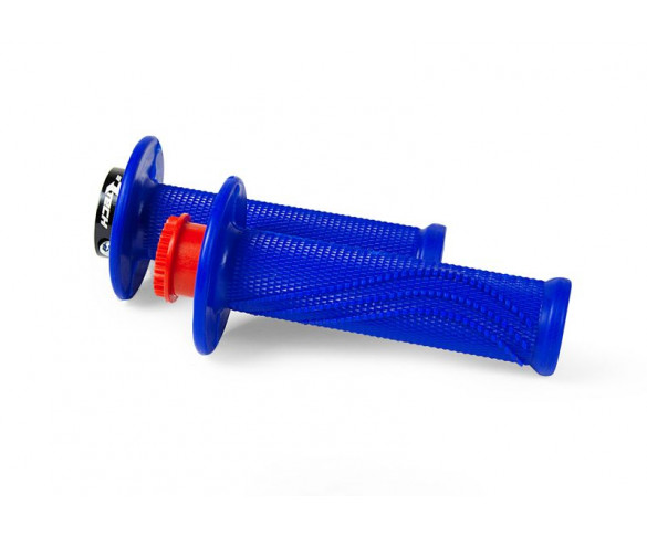 RTECH, R20 LOCK-ON GRIPS WAVE, BLÅ