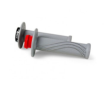 RTECH, R20 LOCK-ON GRIPS WAVE, GRÅ