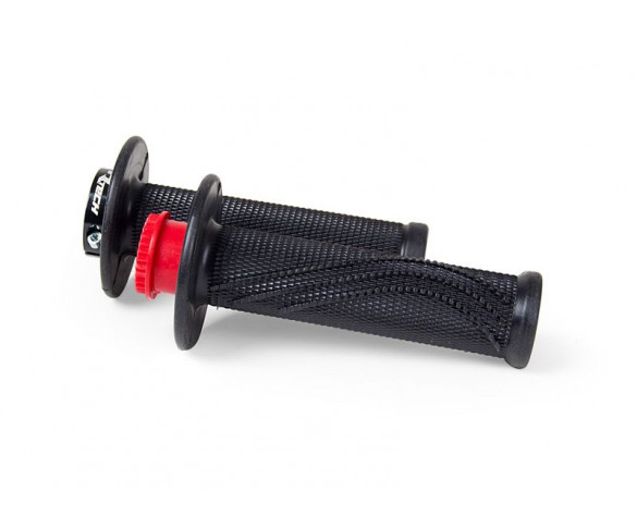 RTECH, R20 LOCK-ON GRIPS WAVE, SVART