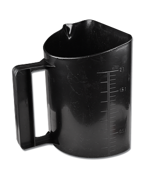 Waldhausen Black Feed Scoop, 2 Liters