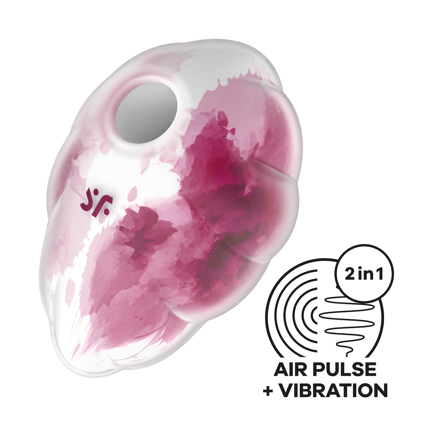 Satisfyer Cloud Dancer Red Print
