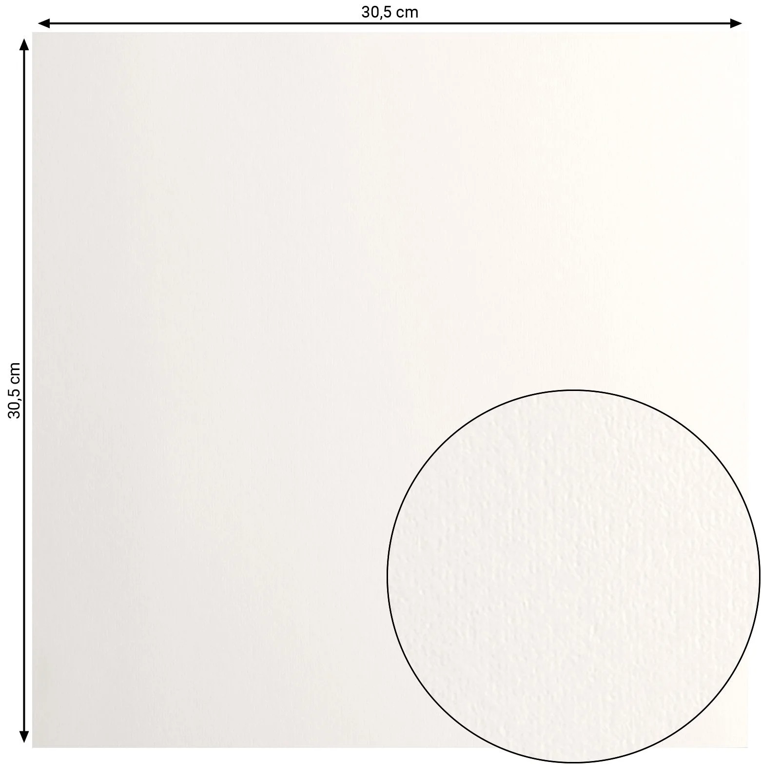 Florence - Cardstock Paper Smooth 12x12 - Off-White 100 pack  - 2