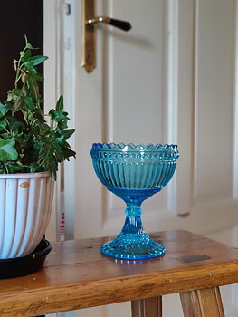Marimekkoskål ljusblå stor från Iittala 