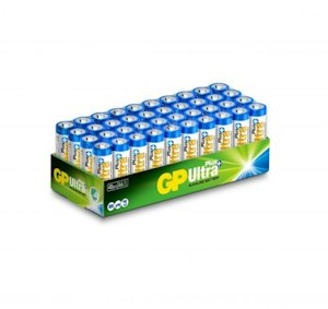 Batteri LR6 AA Ultra Plus alkaliskt 40-pack