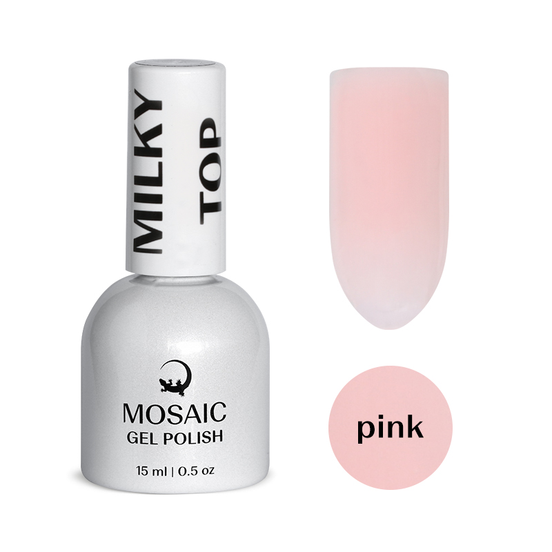 Milky pink topgel 