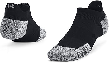 Unisex UA ArmourDry™ Run Cushion No Show Tab Socks