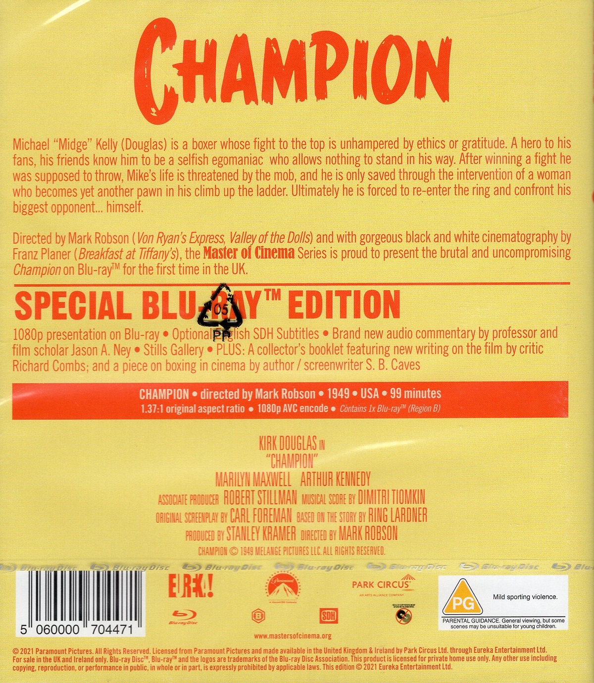 Champion (ej svensk text) (Blu-ray) - 2