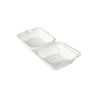 Hamburgerbox bagasse 152x150x82 500st