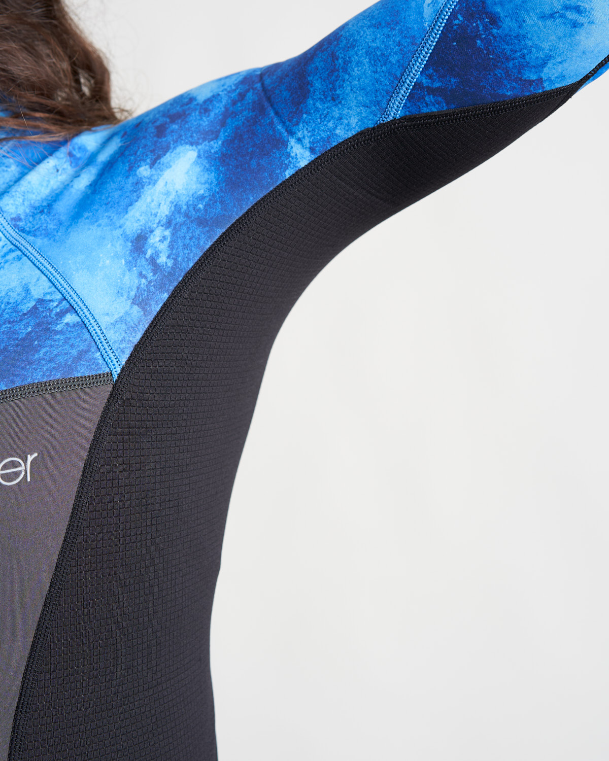 Womens Thermaflex 1,5 mm Top (Azure) - 4