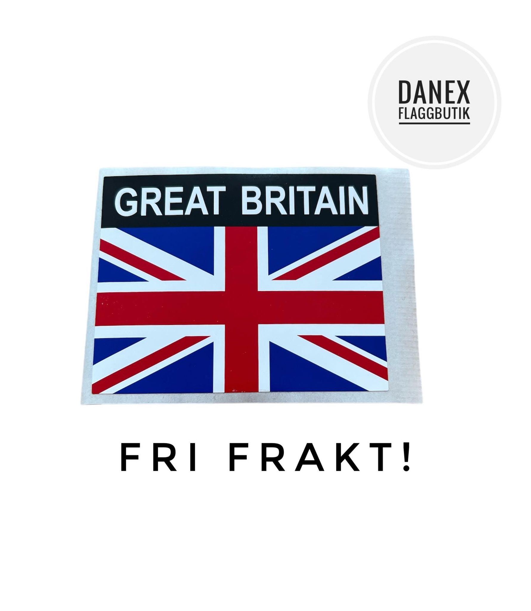 Klisterdekal - Storbritannien  / Union Jack 