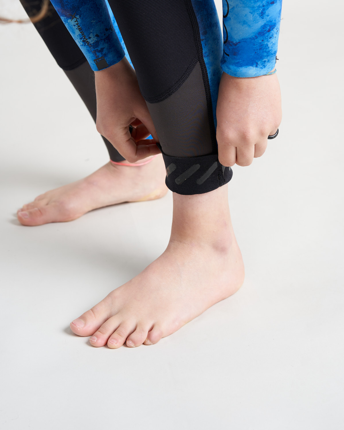 Womens Thermaflex 1,5 mm Long John (Azure) - 3