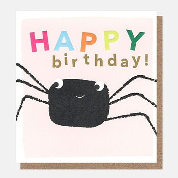 Happy Birthday Spider, Greeting card
