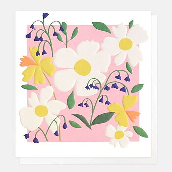 Blank Pink Floral