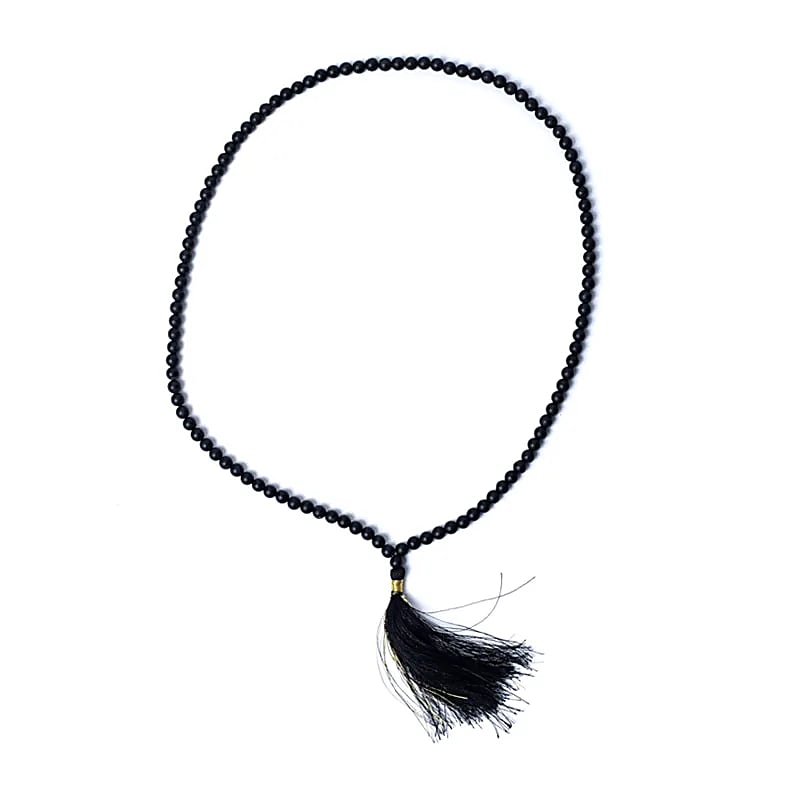 Mala svart onyx matt finish AA-kvalitet i påse - 3