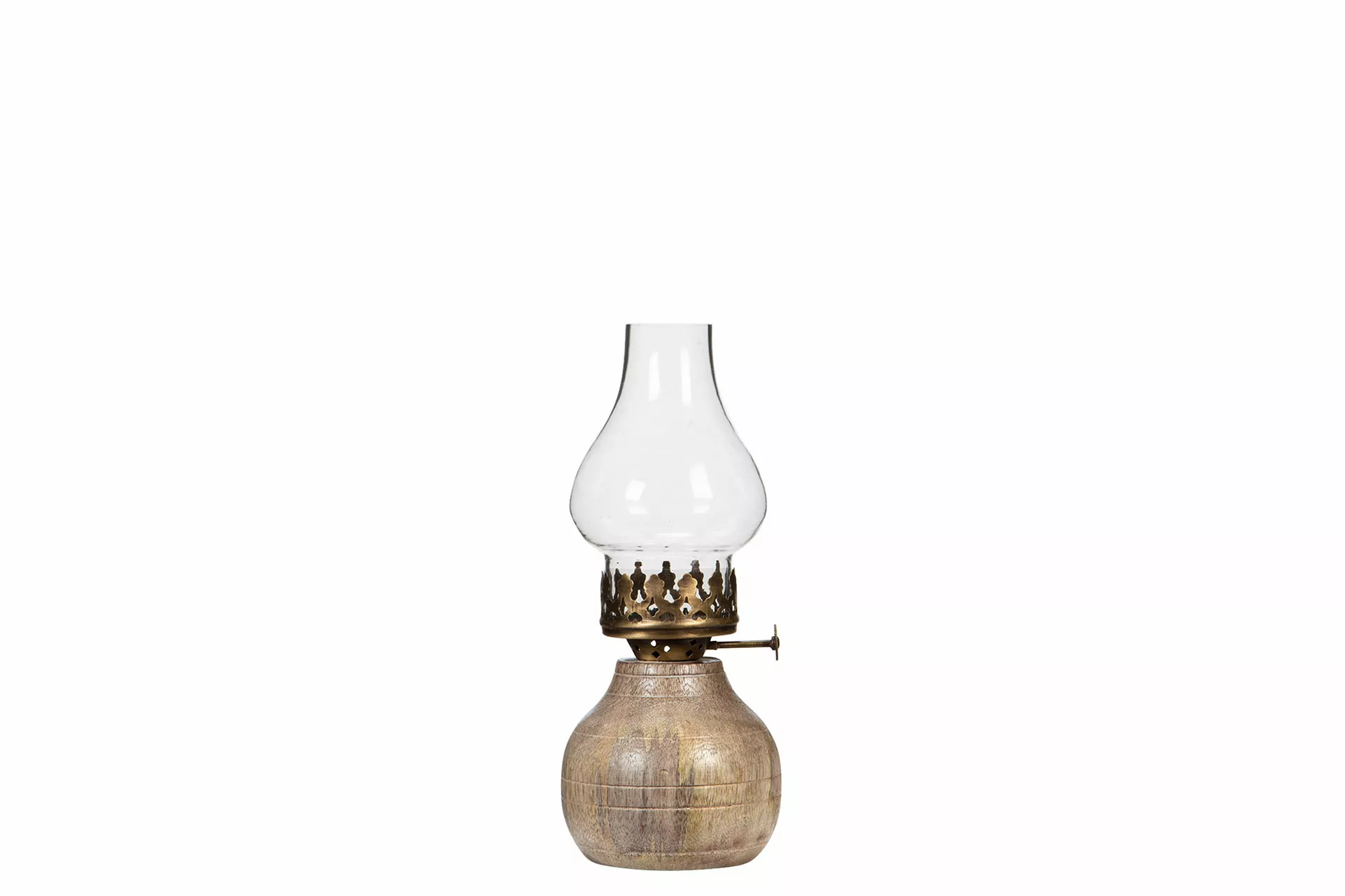 Ljuslykta till värmeljus utseende som en fotogenlampa