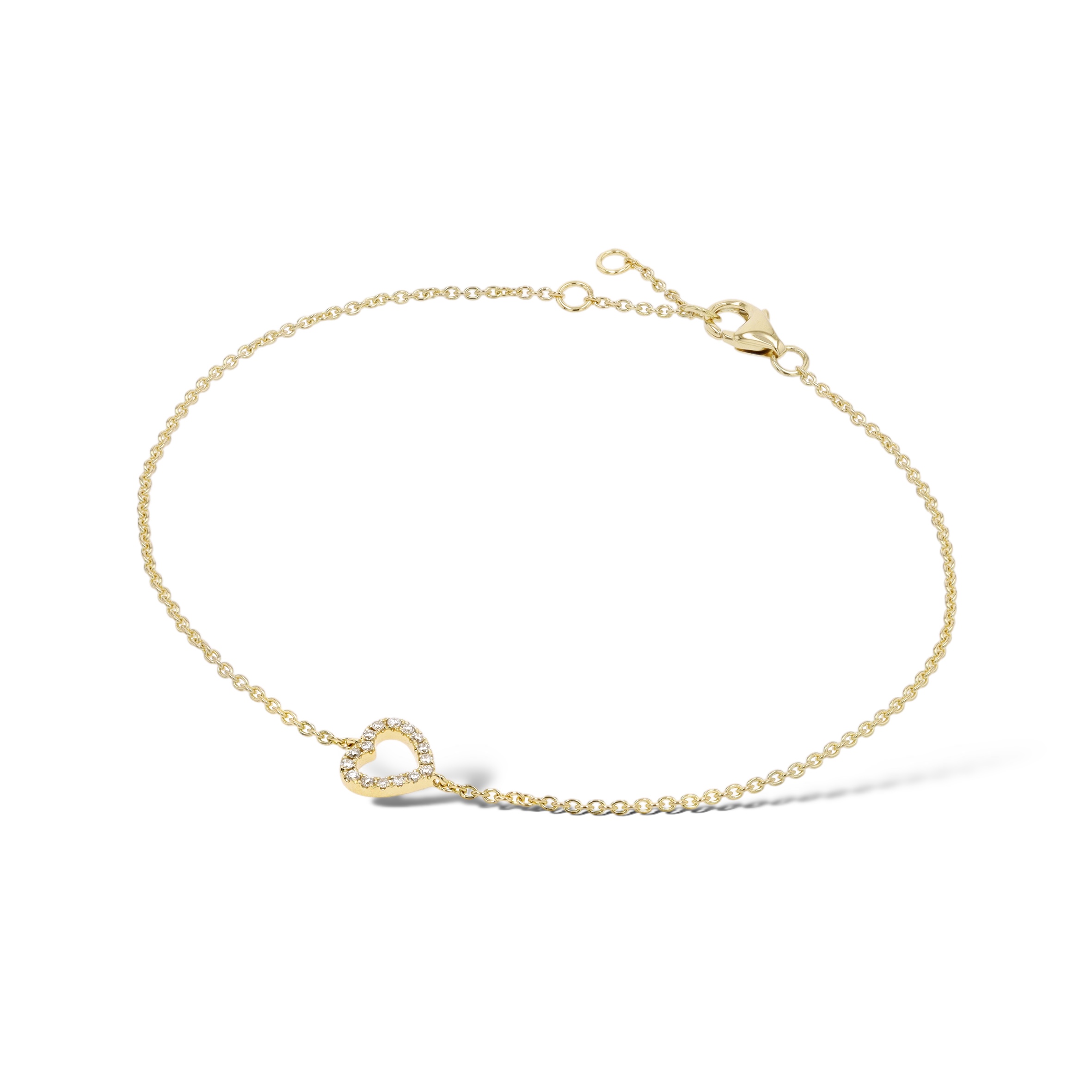  DIAMOND HEART BRACELET
