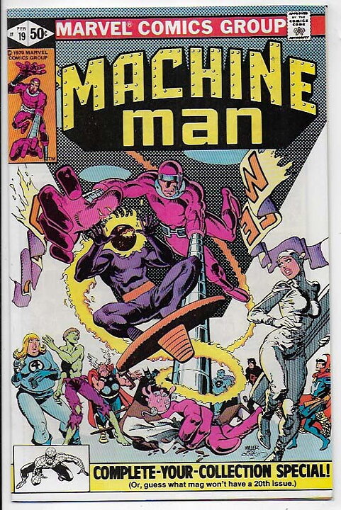 Machine Man # 19 VF/NM 1st Jack O' Lantern
