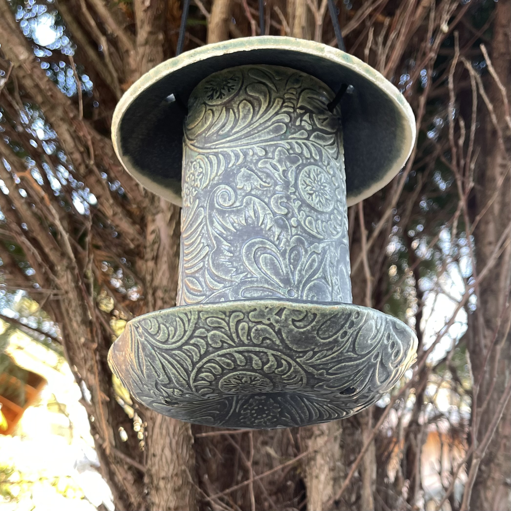 Fuglemater Paisley Seladon - 4