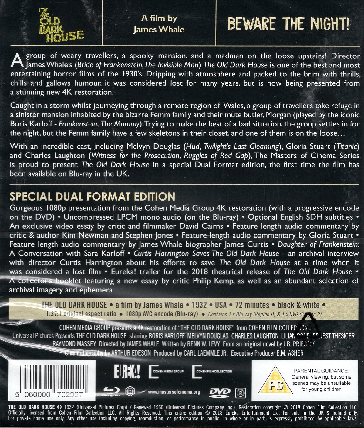 Old Dark House (ej svensk text) (Blu-ray + DVD) - 2