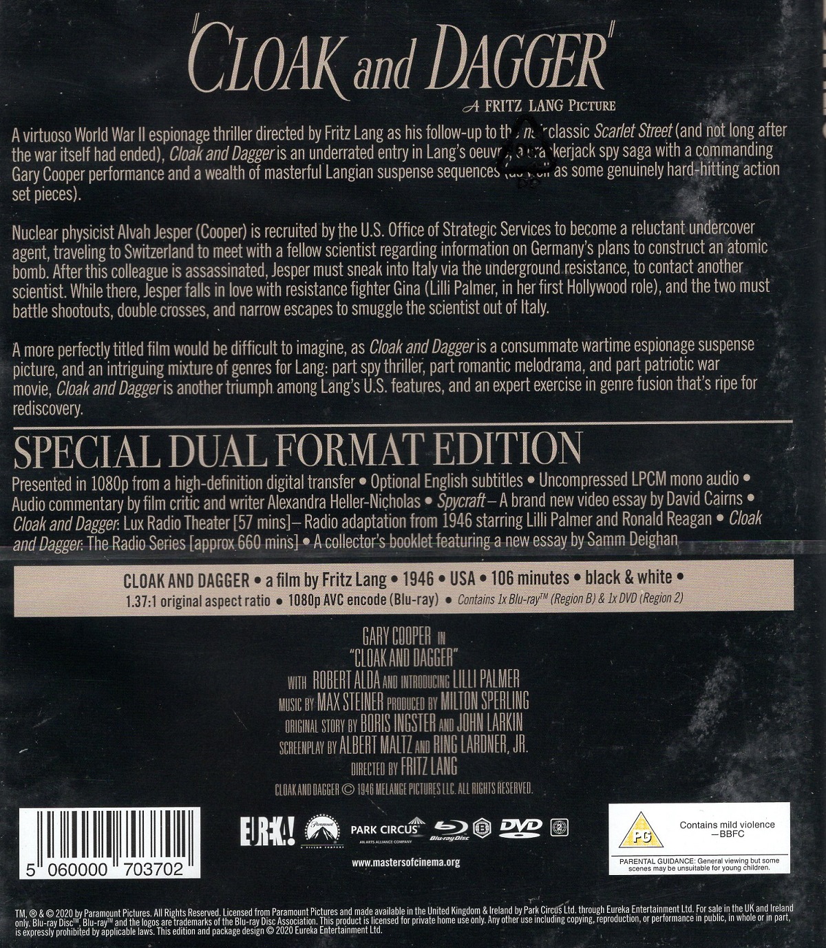 Cloak And Dagger (ej svensk text) (Blu-ray + DVD) - 2