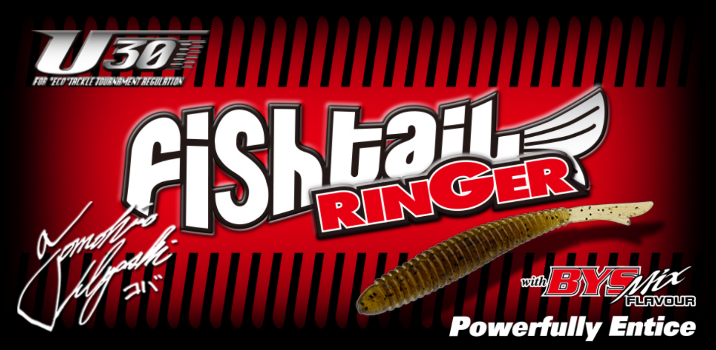 Bait Breath U30 Fish Tail Ringer 3.5" 9 cm 7-pack - 2