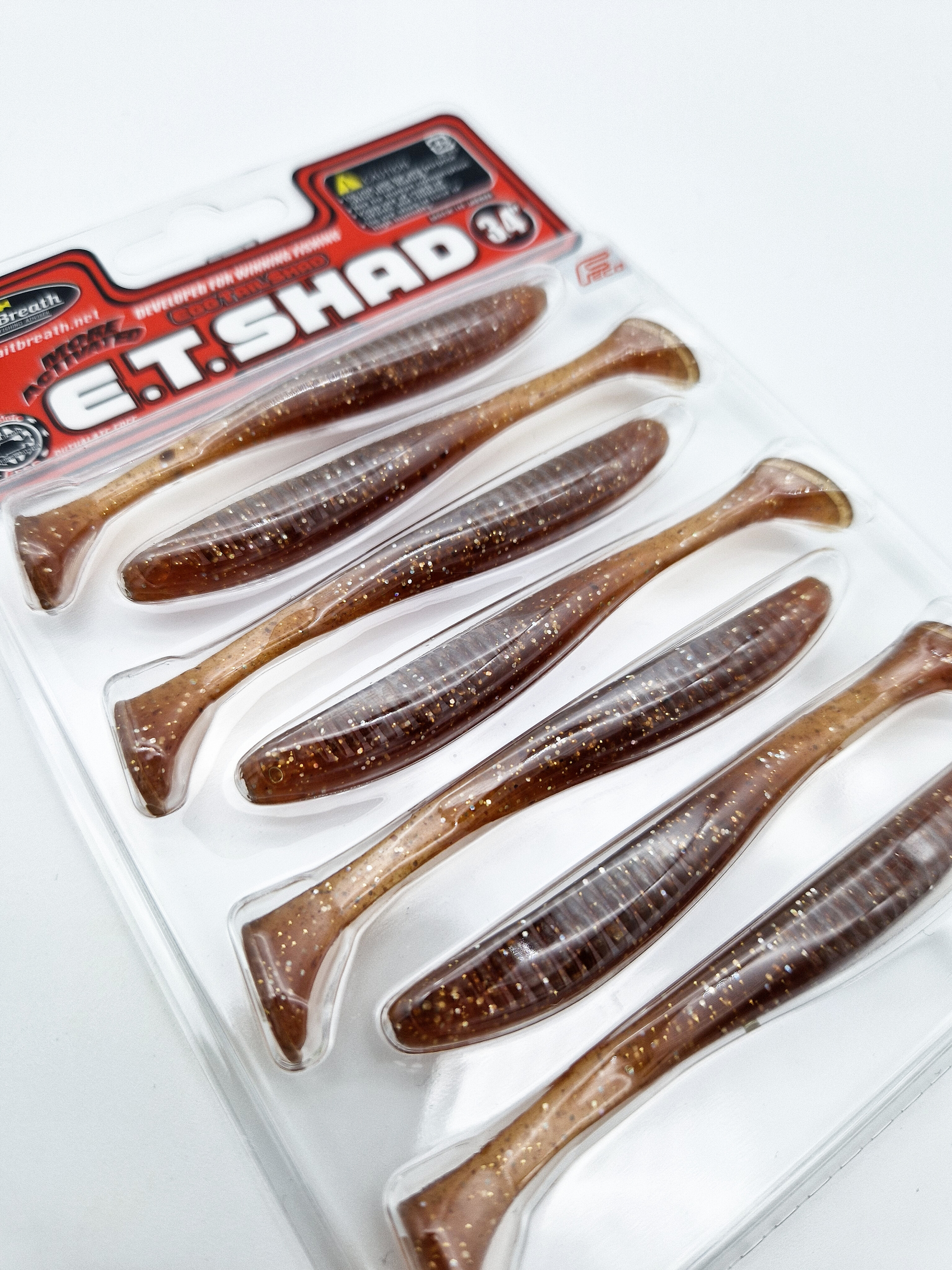 Bait Breath E.T. Shad  3.4'' 8,6 cm 7-pack - 3
