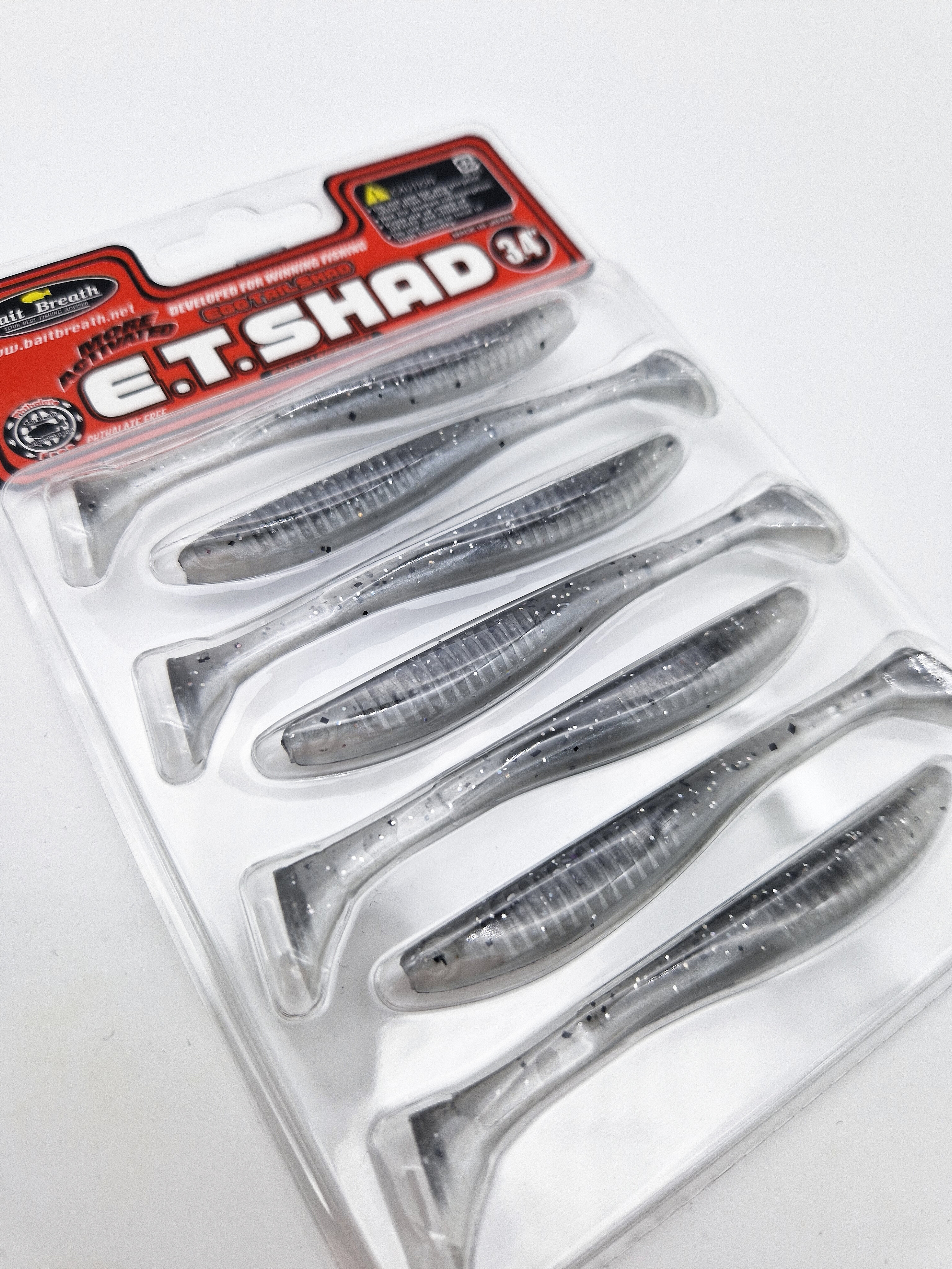 Bait Breath E.T. Shad  3.4'' 8,6 cm 7-pack - 5
