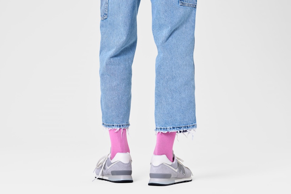  Happy Socks Solid Pink - 2