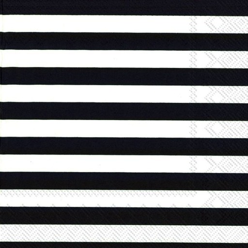Marimekko Tasaraita Black Lunch