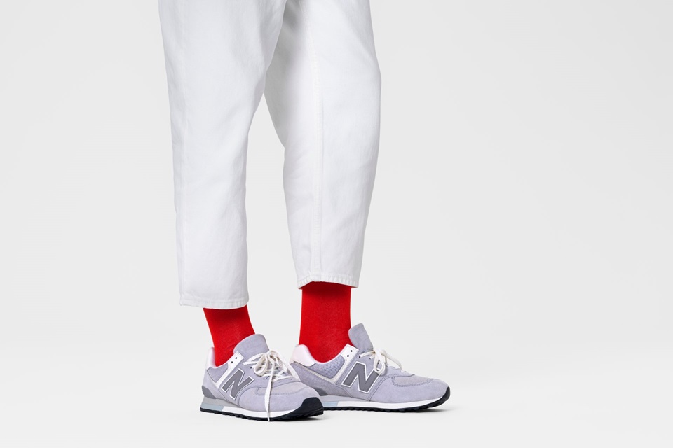  Happy Socks Solid Red - 2