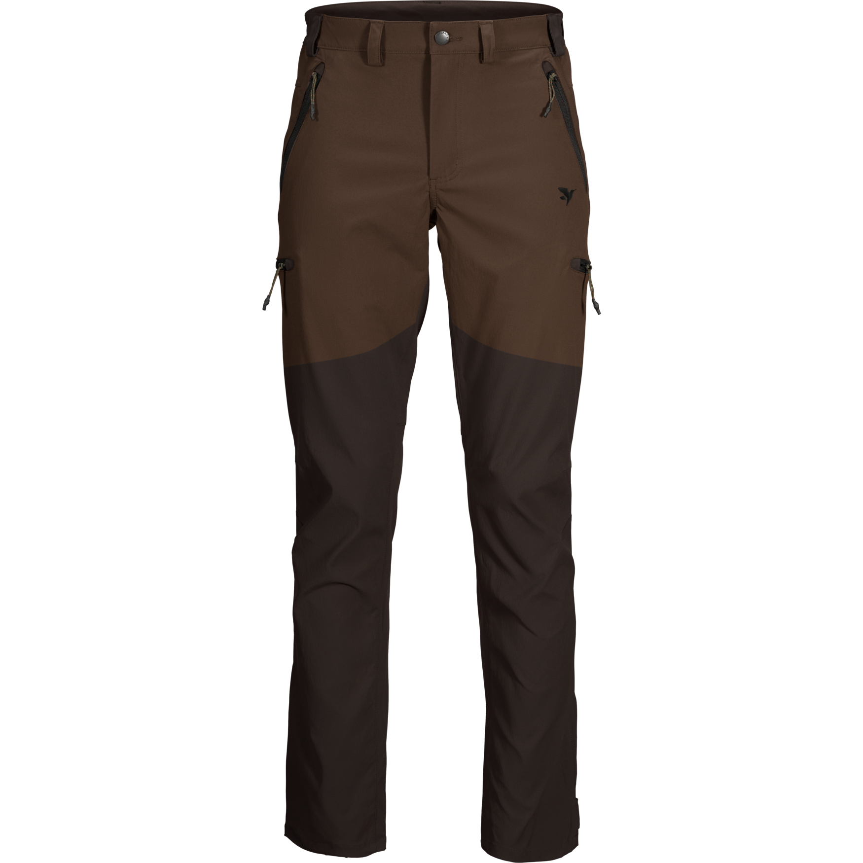 Dark brown stretch pants best sale