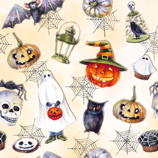 Happy Halloween Cream Lunch