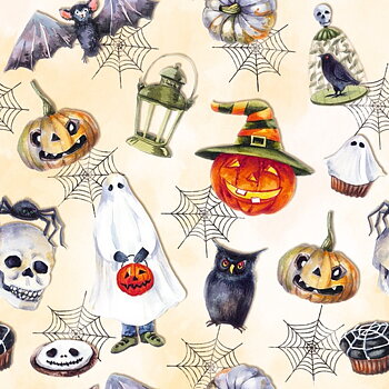 Happy Halloween Cream Lunch