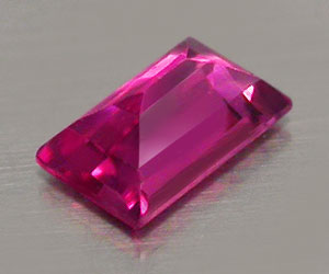Piedra preciosa de turmalina rosa natural genuina de alta calidad con forma de baguette de 4,9x3 mm - 3