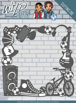 Yvonne Creations Dies -Wild Boys Gadget Frame