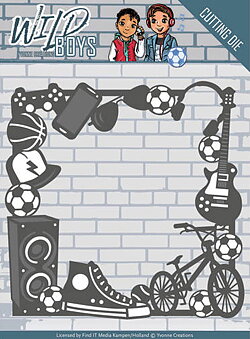 Yvonne Creations Dies -Wild Boys Gadget Frame