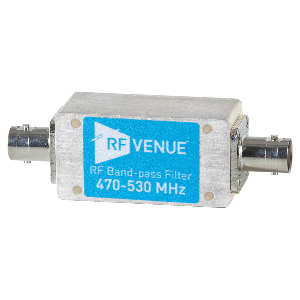 RF Venue - Band-pass Filter 470-530 MHz