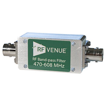 RF Venue - Band-pass Filter 470-608 MHz