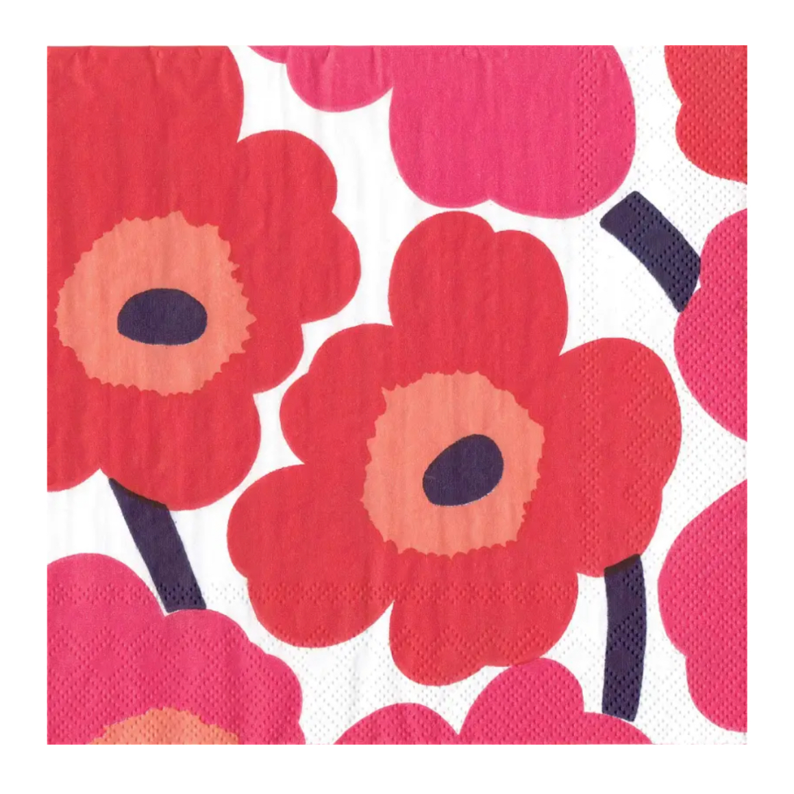 Marimekko Unikko rød lunch